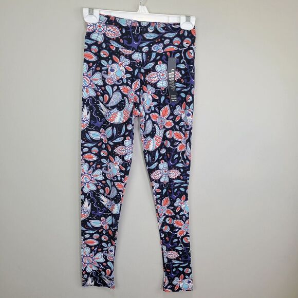 Skull and Moustache Polyester Spandex Ankle Leggings One Size Fits All‎ - Picture 1 of 7